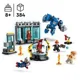 Set de constructie LEGO Marvel Laboratorul lui Iron Man: Sala armurilor, 384 el. foto