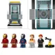 Set de constructie LEGO Marvel Laboratorul lui Iron Man: Sala armurilor, 384 el. foto
