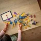 Set de constructie LEGO Ninjago Superavionul cu reactie al lui Ras si Arin, 510 el. foto