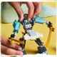 Set de constructie LEGO Ninjago Costumul robot de lupta al lui Zane, 92 el. foto
