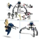 Set de constructie LEGO Star Wars Pachet de lupta Clone Trooper si droid de lupta, 215 el. foto