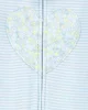 Carter's Пижама Blue Stripe Heart