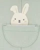 Carter's Комплект 2 в 1 Футболка и комбинезон Sage Bunny