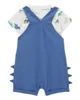 Carter's Set 2 piese Tricou si salopeta Navy Dino Spike foto