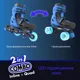 Patine cu rotile Neon Combo, 30-33, Albastru