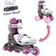 Patine cu rotile Neon Combo, 30-33, Roz