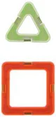 Set de constructie magnetic Magplayer, 30 piese