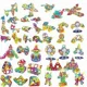 Set de constructie magnetic Magplayer, 30 piese