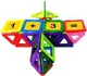 Set de constructie magnetic Magplayer, 45 piese