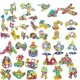 Set de constructie magnetic Magplayer, 45 piese