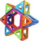 Set de constructie magnetic Magplayer, 72 piese