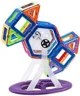 Set de constructie magnetic Magplayer in cutie, 118 piese