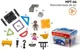 Set de constructie magnetic Magplayer in cutie, 64 piese