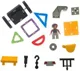 Set de constructie magnetic Magplayer in cutie, 64 piese