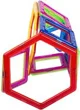 Set de constructie magnetic Magplayer in cutie, 66 piese