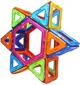 Set de constructie magnetic Magplayer in cutie, 66 piese