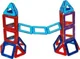 Set de constructie magnetic Magplayer in cutie, 88 piese