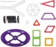 Set de constructie magnetic Magplayer in cutie, 88 piese