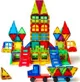 Set de constructie Magplayer placi magnetice, 112 piese
