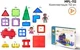 Set de constructie Magplayer placi magnetice, 112 piese