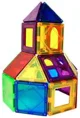 Set de constructie Magplayer placi magnetice, 32 piese