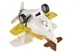 Инерционный самолёт с звуком и светом Same Toy Aircraft Жёлтый