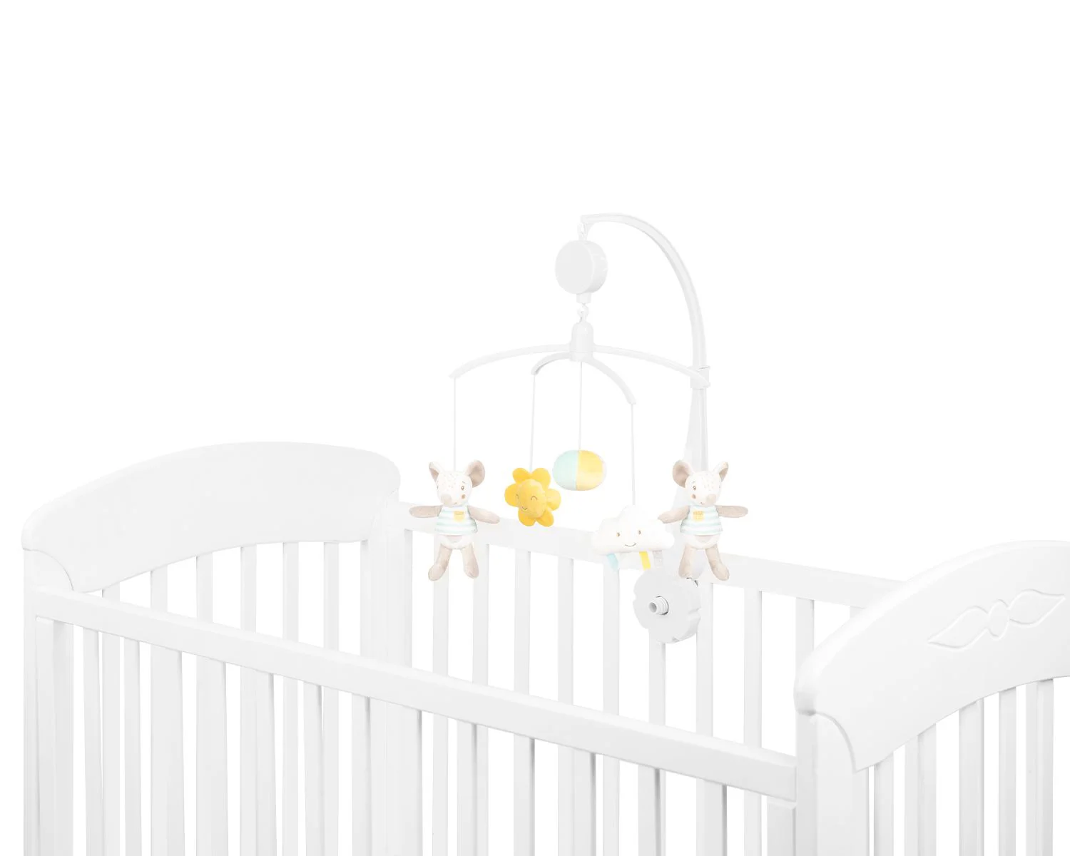 Музыкальная карусель для кроватки KikkaBoo Joyful Mice foto