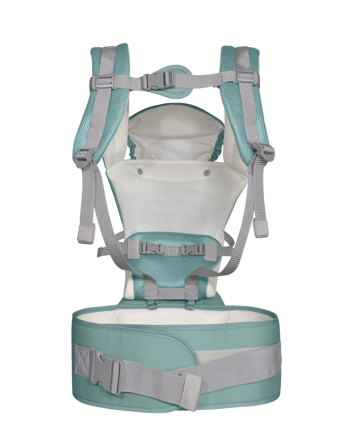 Рюкзак-кенгуру 3 в 1 KikkaBoo Chloe Mesh Mint foto