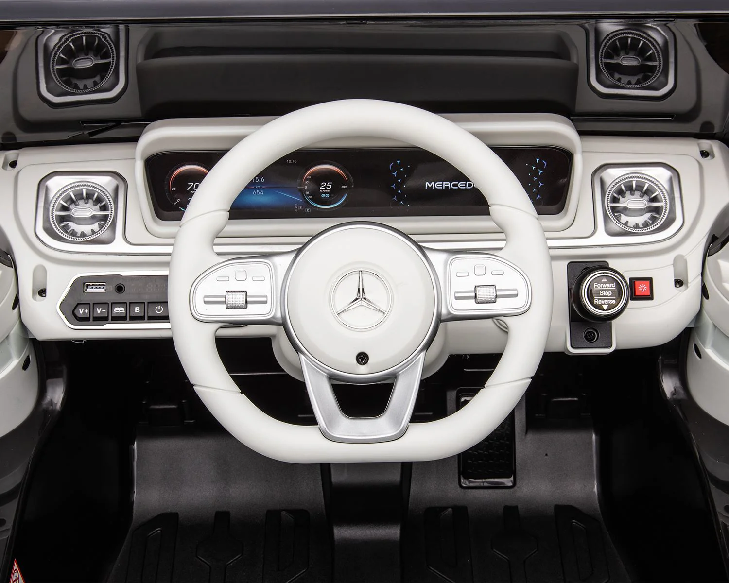 Masina electrica pentru copii KikkaBoo Mercedes Benz EQG Black