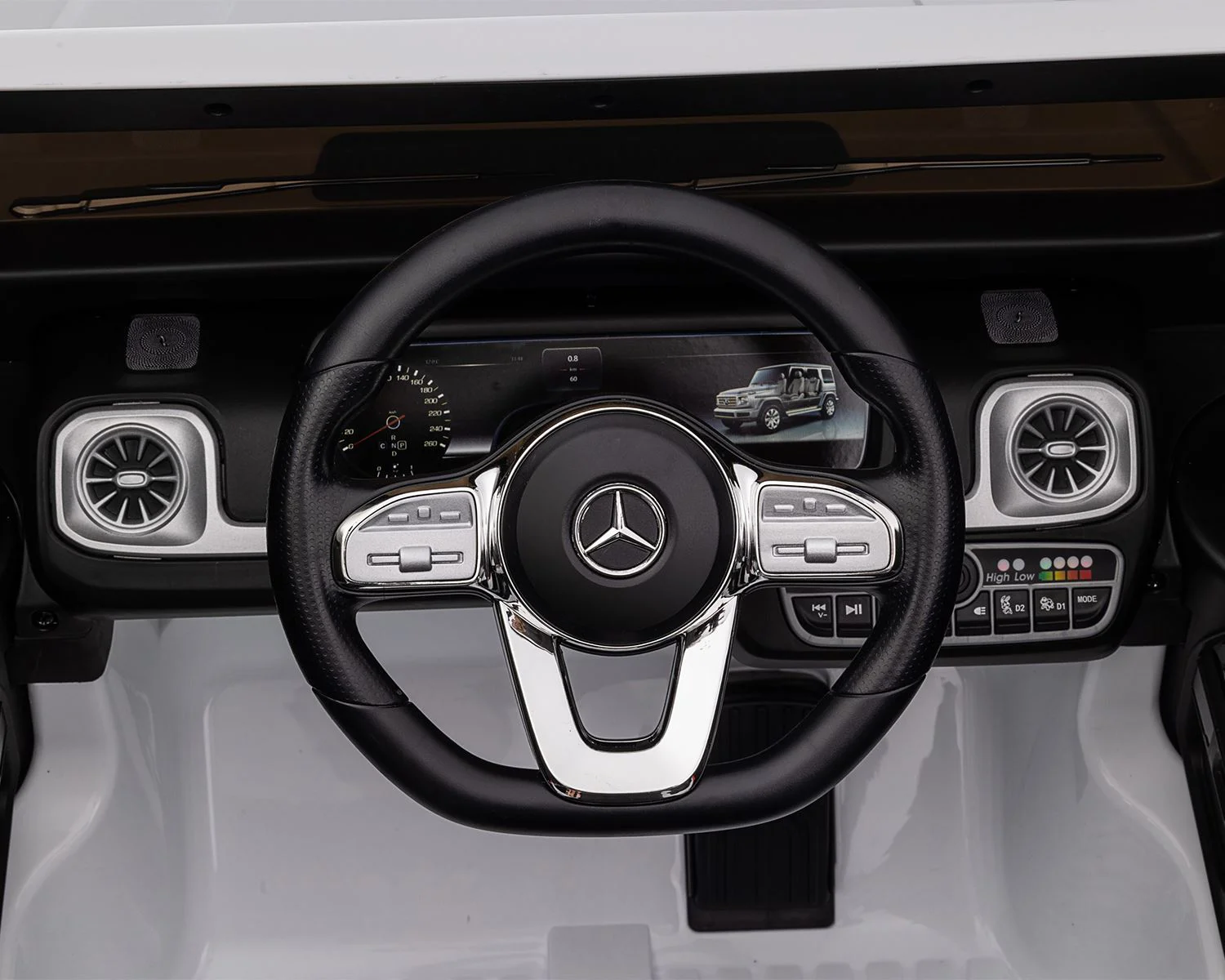 Электромобиль KikkaBoo Mercedes Benz G500 White