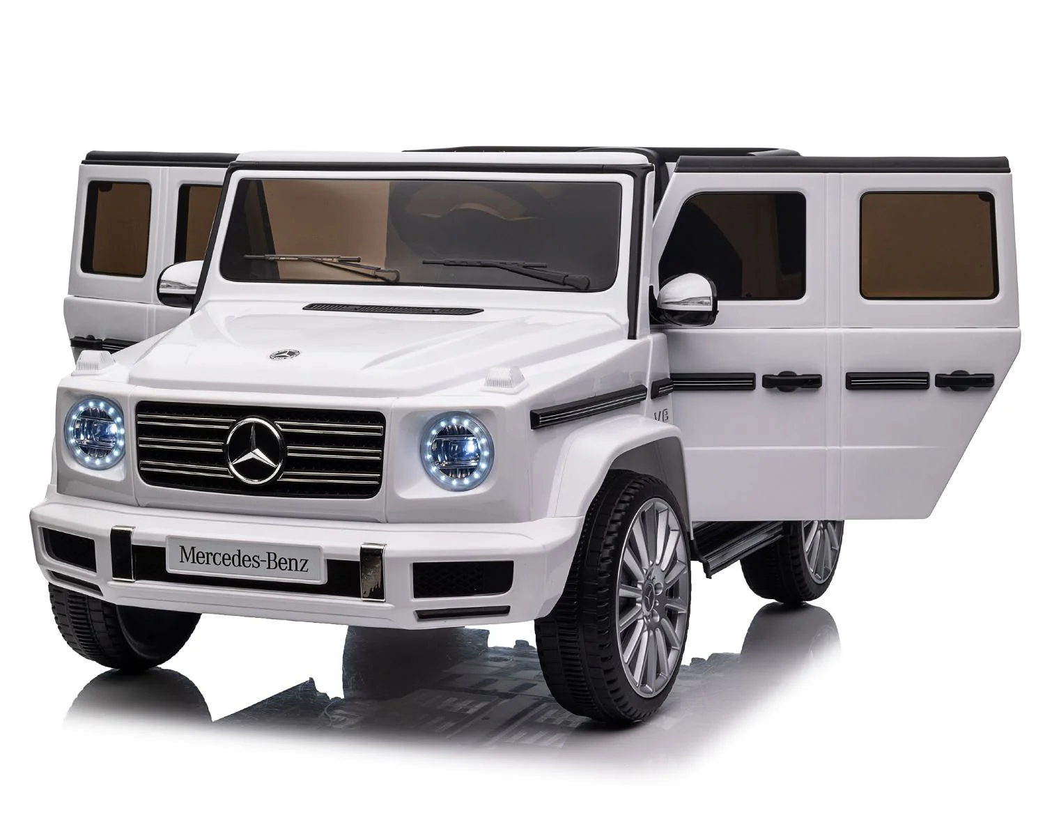 Электромобиль KikkaBoo Mercedes Benz G500 White