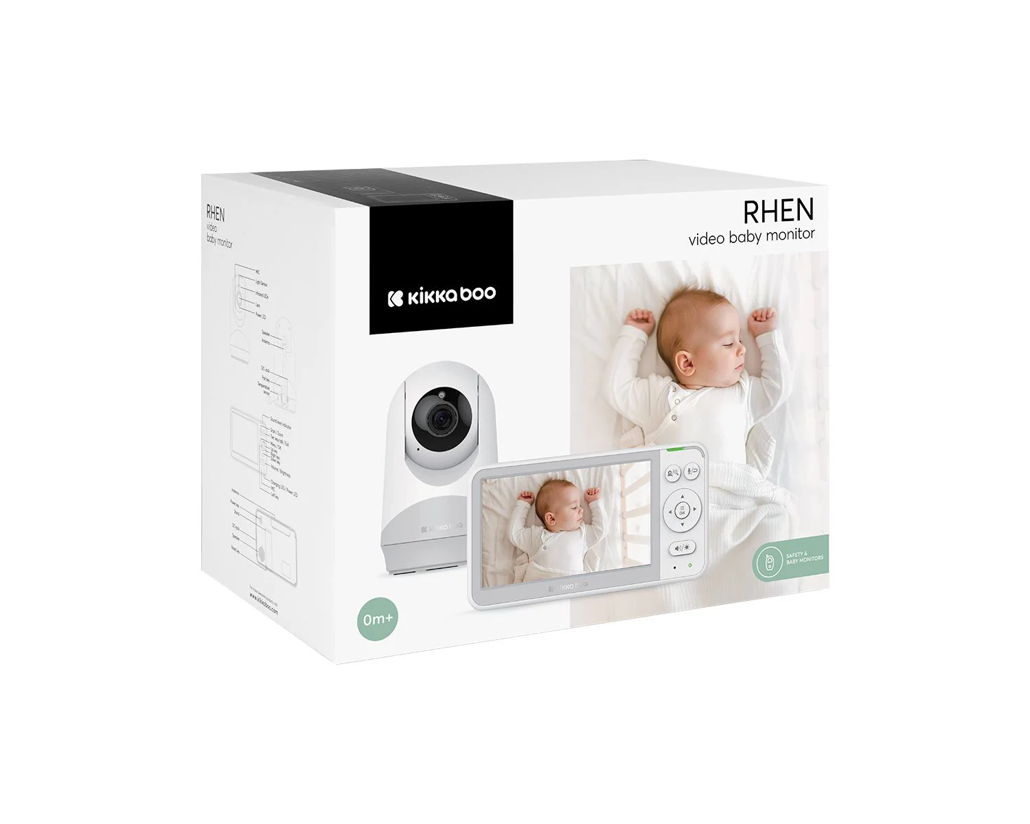 Monitor video KikkaBoo 5'' Rhen