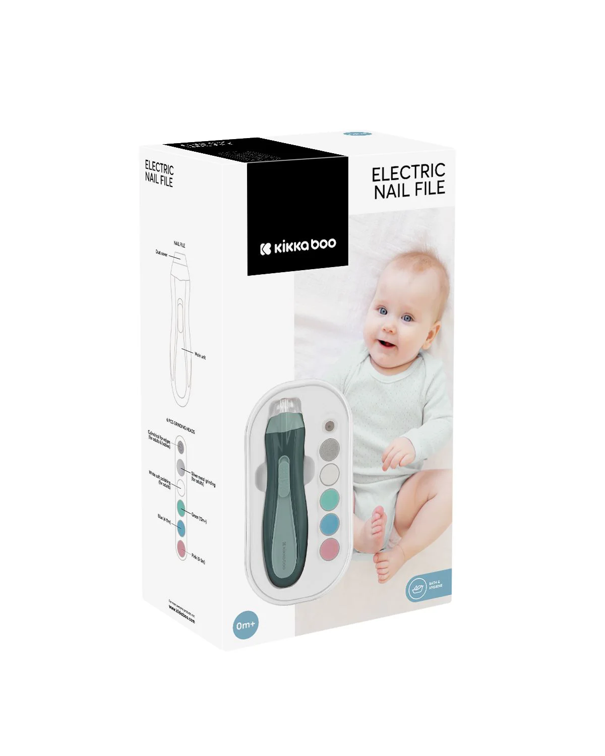 Pila electrica pentru bebelusi KikkaBoo Mint