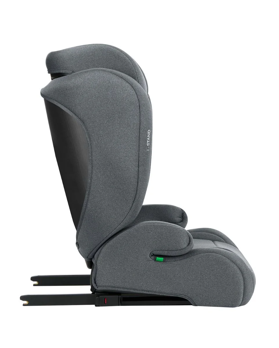 Автокресло с изофиксом i-Size KikkaBoo i-Stand Dark Grey, 100-150 см