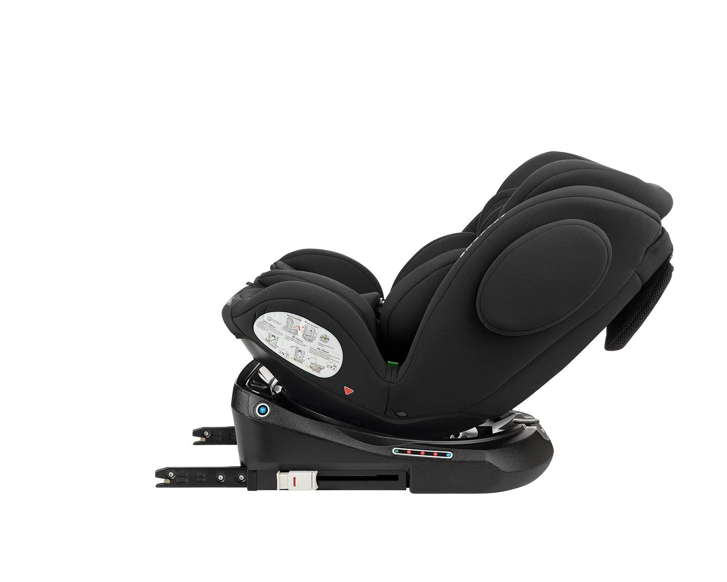 Вращающееся автокресло с изофиксом KikkaBoo i-Felix Black, 40-150 см