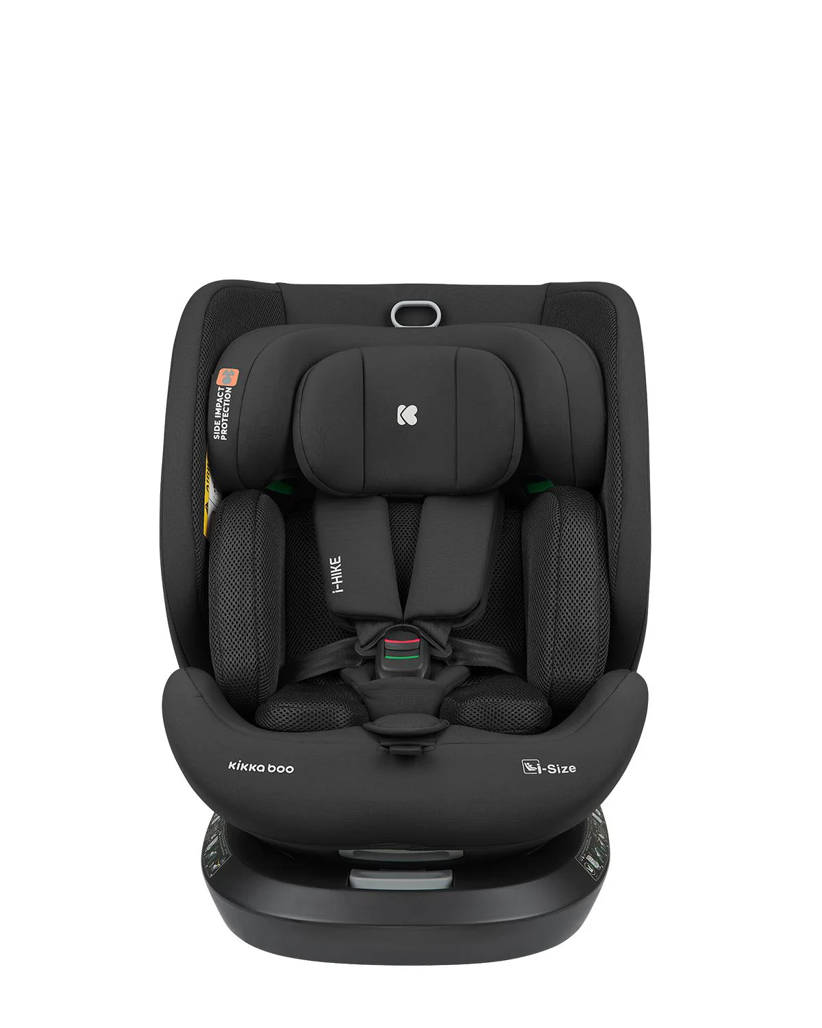 Scaun auto rotativ cu isofix KikkaBoo i-Hike Black, 40-150 cm