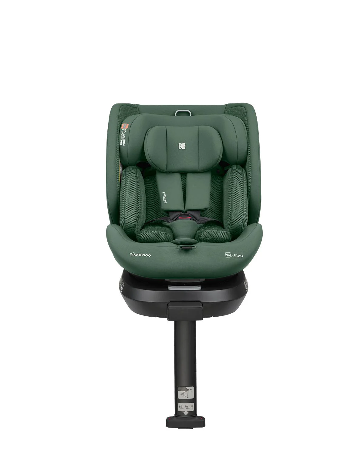 Вращающееся автокресло с изофиксом KikkaBoo i-Orbit Army Green, 40-150 см
