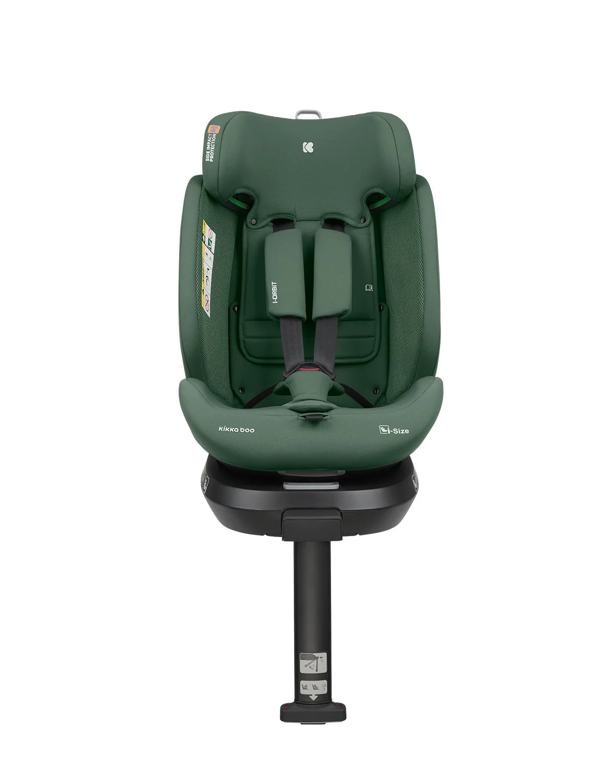 Вращающееся автокресло с изофиксом KikkaBoo i-Orbit Army Green, 40-150 см