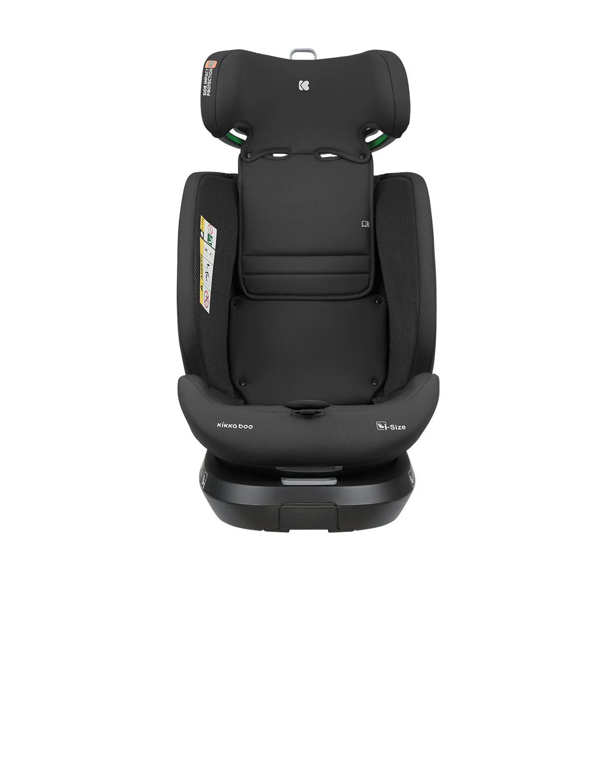 Scaun auto rotativ cu isofix KikkaBoo i-Orbit Black, 40-150 cm