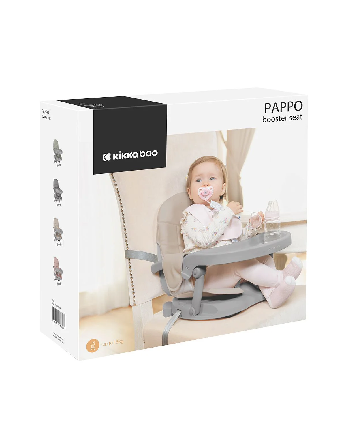 Стул-бустер KikkaBoo Pappo Grey