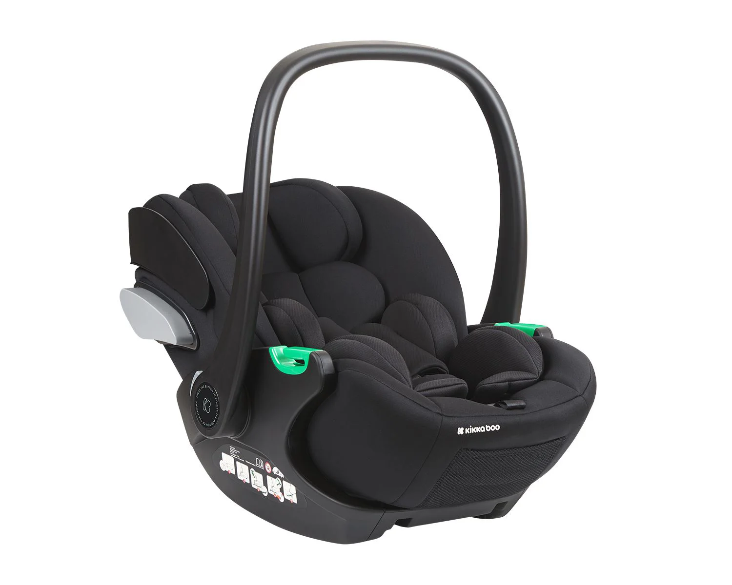 Автокресло i-Size KikkaBoo i-Trail Black, 40-87 см