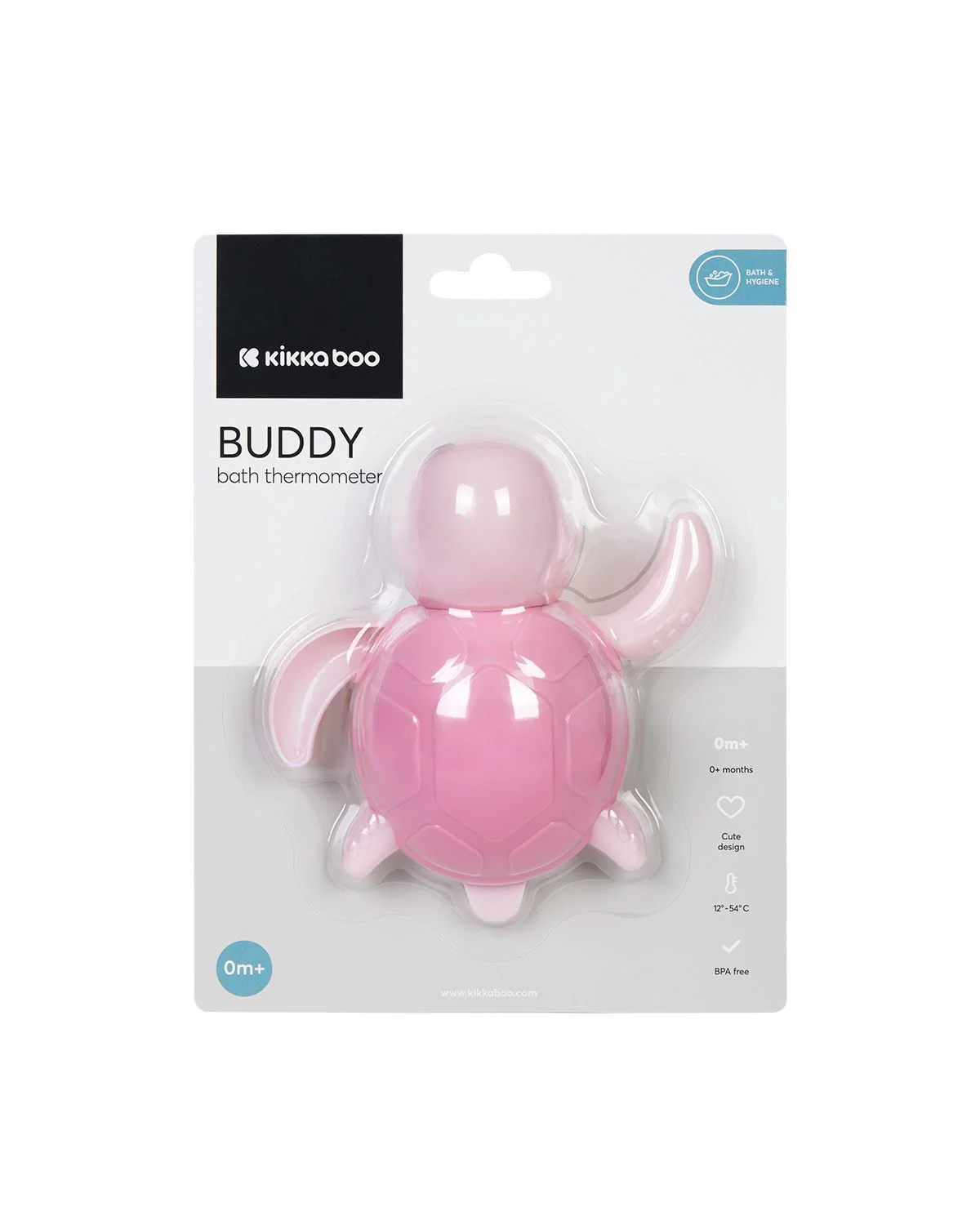 Термометр для ванны KikkaBoo Buddy Pink foto