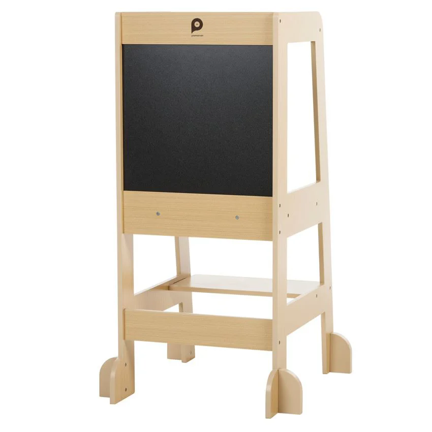 Образовательная башня 2 в 1 с доской Premaman Premissori Learning Tower Натур
