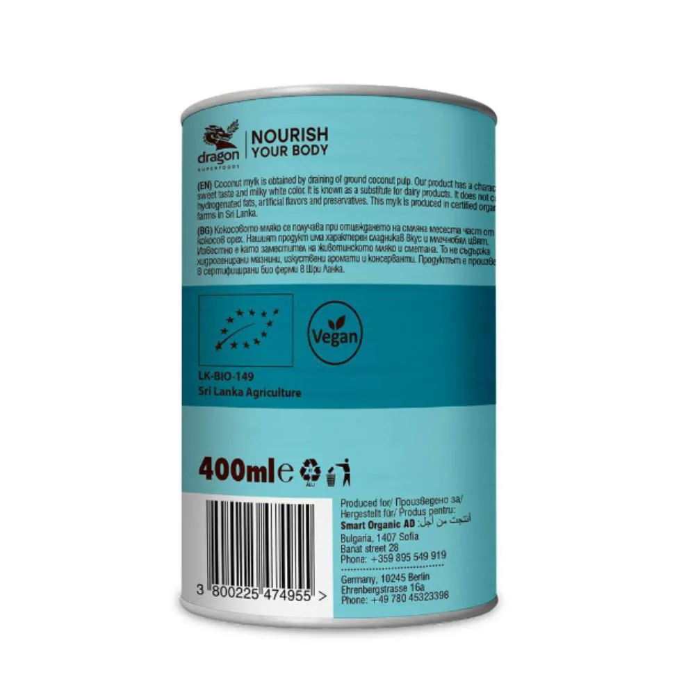 Bautura bio de cocos Raw Dragon Superfoods, 400 ml foto