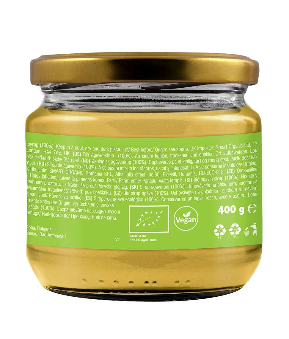 Sirop de agave Dragon Superfoods, 400 ml