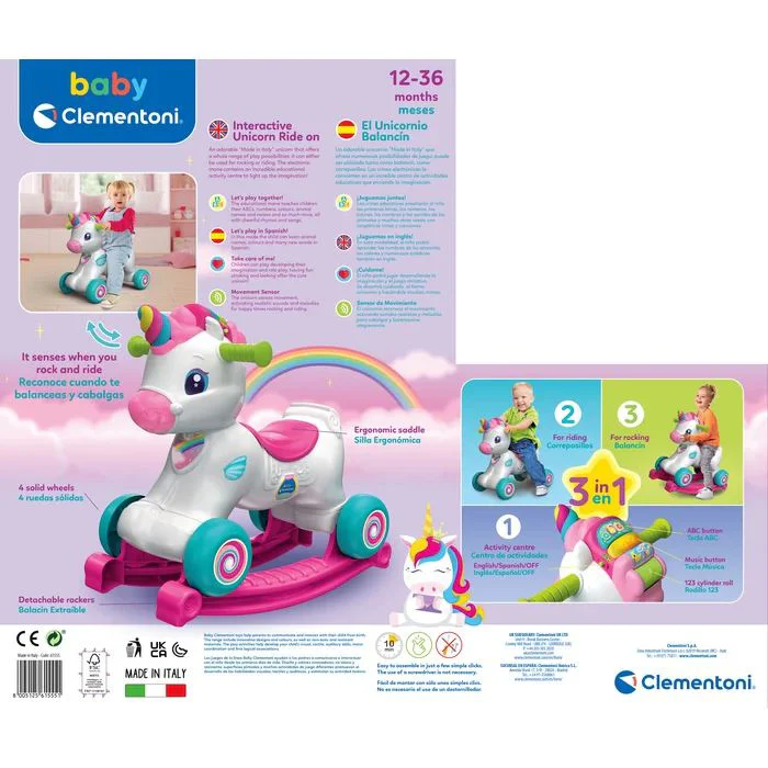 Balansoar Clementoni Baby Unicorn foto