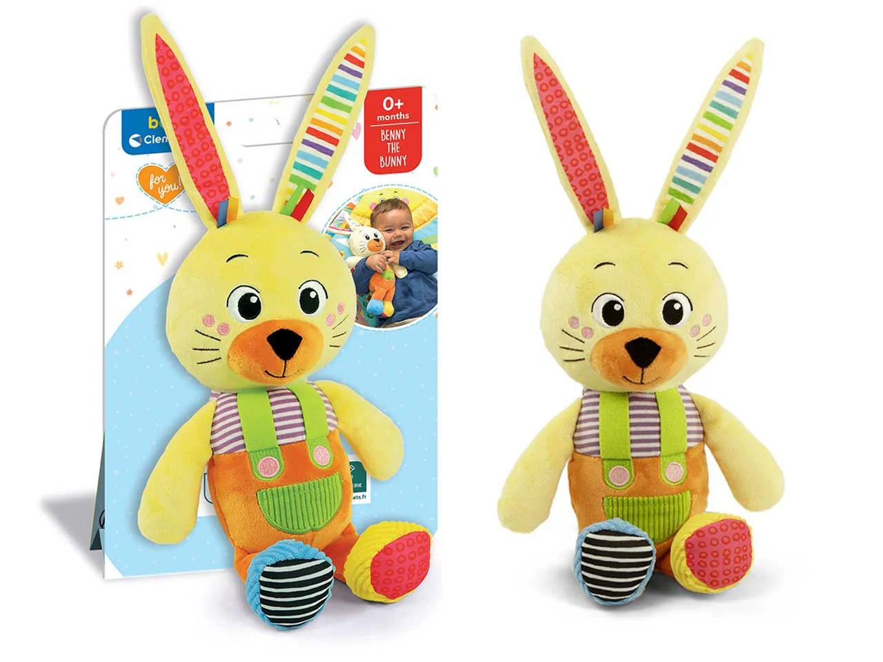 Мягкая игрушка Clementoni Baby Кролик