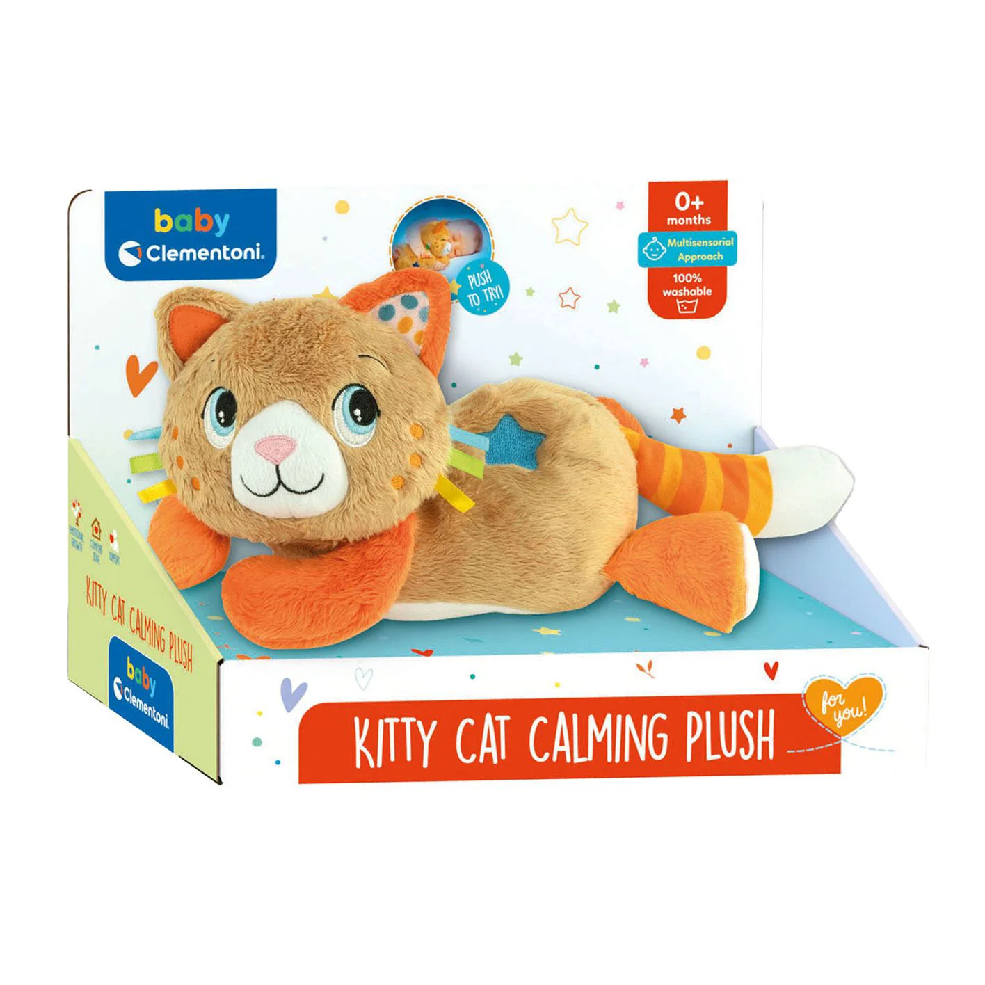 Мягкая игрушка Clementoni Baby Кошечка Рон Рон