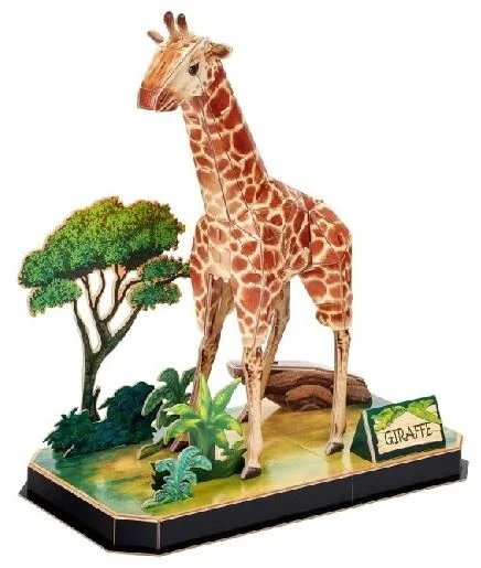 Puzzle 3D CubicFun Girafa