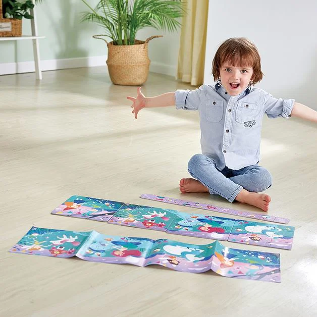 Puzzle 4 in 1 Hape Poveste fermecata foto